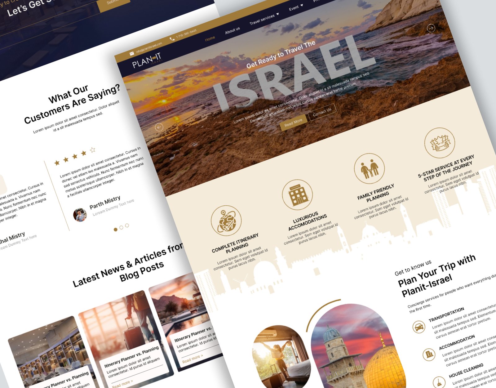 Travel Website Redesign